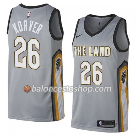 Camiseta Hombre NBA Cleveland Cavaliers Kyle Korver 26 Nike City Edition Swingman
